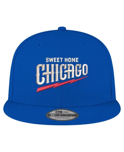 Мужская бейсболка New Era Royal Chicago Cubs Blues 9FIFTY Snapback royal