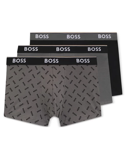 Мужские боксеры BOSS Power, 3 пары, серые/синие