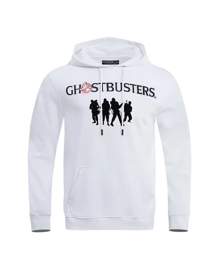Унисекс худи Freeze Max Ghostbusters с надписью, белая