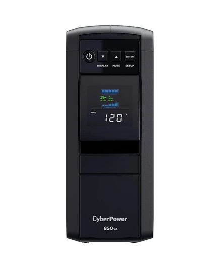 ИБП CyberPower CP850PFCLCD 850 VA/510 Вт, 10 розеток, черный
