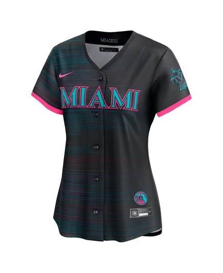 Мужская джерси Nike Miami Marlins 2025 City Connect, черная