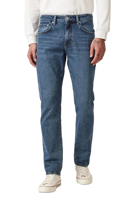 Мужские джинсы прямого кроя Zach от Mavi Jeans синего цвета