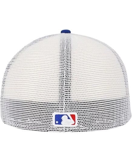 Мужская приталенная шляпа дальнобойщика New Era цвета команды Royal Chicago Cubs Team 59FIFTY royal