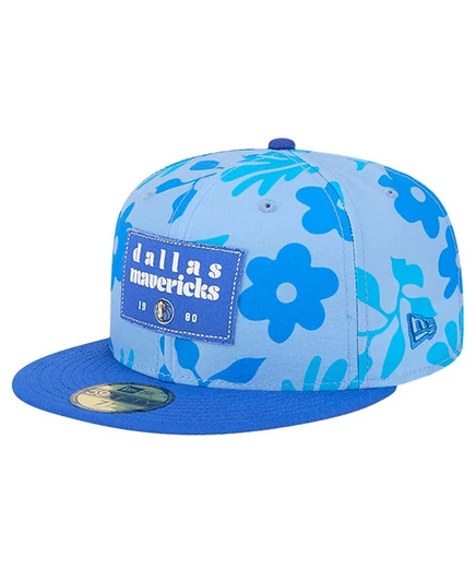 Мужская кепка New Era 59FIFTY Dallas Mavericks, синяя
