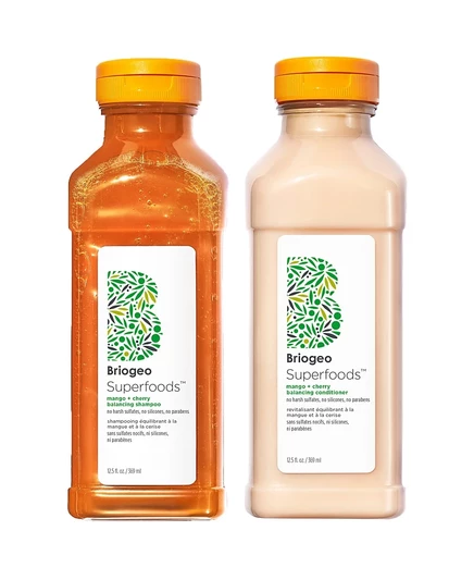 Briogeo, 2 шт. Набор шампуней и кондиционеров Superfoods Mango + Cherry Balancing Duo без цвета