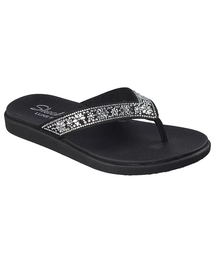 Женские босоножки-стринги Skechers Meditation Luxe - Sunny Glow на флип-флопе от Finish Line black