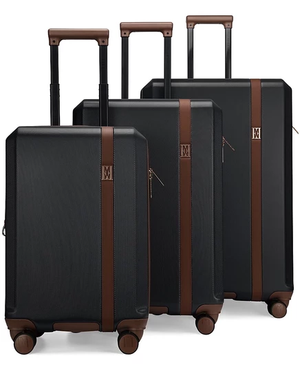 Набор для багажа Elle Luxe Journey, состоящий из 3 предметов, с возможностью расширения в стиле ретро-спиннер