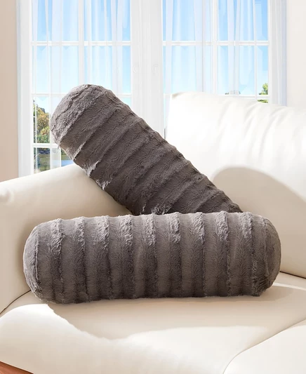 Набор валиков Cheer Collection Bolster, 20×61 см, серый