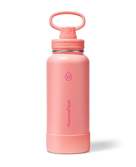 Термобутылка ThermoFlask 946 мл с носиком, оранжевая