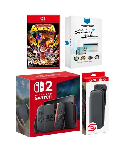 Консоль Nintendo Switch 2 256 ГБ Donkey Kong Bonanza, черная