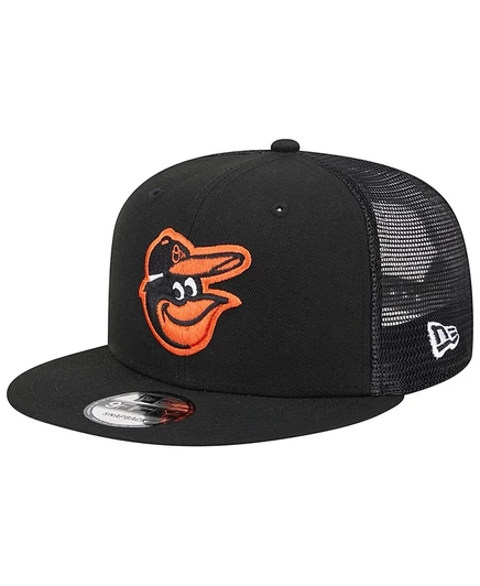 Мужская бейсболка New Era 9FIFTY Trucker Baltimore Orioles, черная