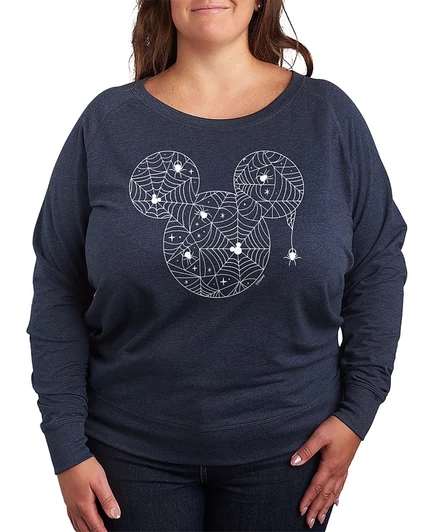 Женская футболка Hybrid Apparel Trendy Mickey Spiderweb, синяя