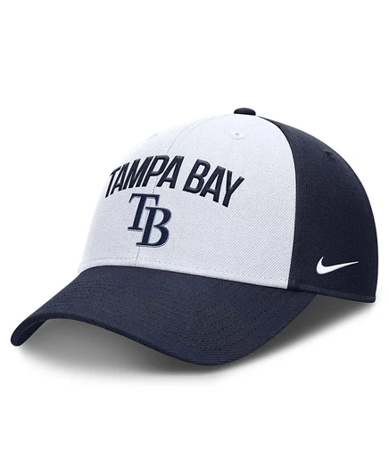Мужская кепка Nike Tampa Bay Rays Club, бело-синяя