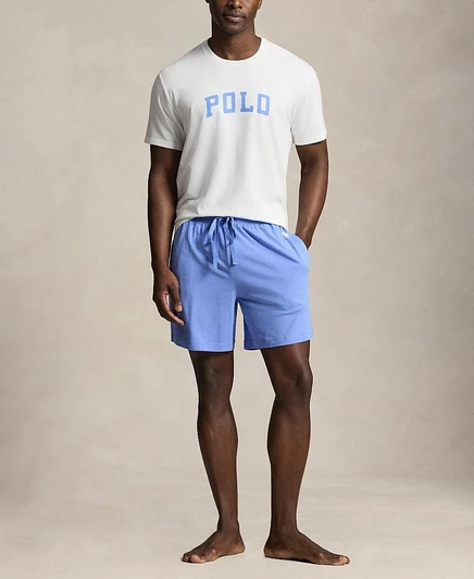 Мужские пижамные шорты Polo Ralph Lauren, синие