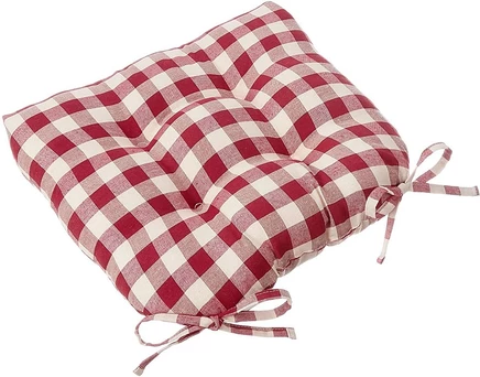 Подушка на стул Kate Aurora Country Living 41×38×9 см, красная