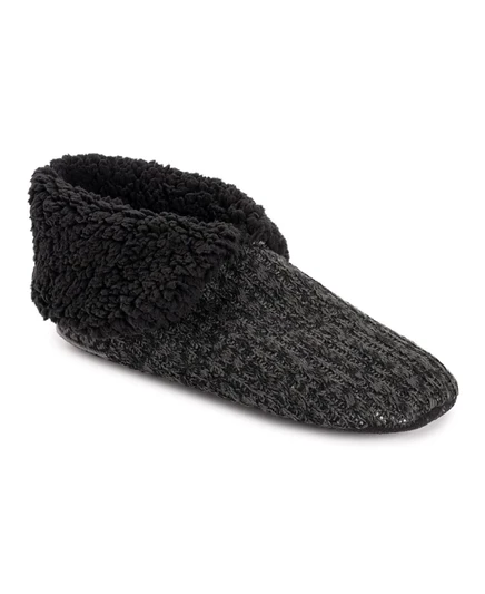 Мужские вязаные тапочки-пинетки MUK LUKS gray