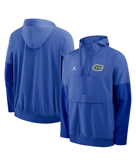 Мужской анорак Nike Florida Gators с полузастёжкой, синий