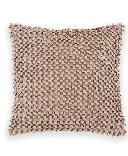 Декоративная подушка Donna Karan Home Loop 46×46 см, бежевая