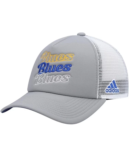 Женская тракерка Adidas St. Louis Blues со snapback, серая