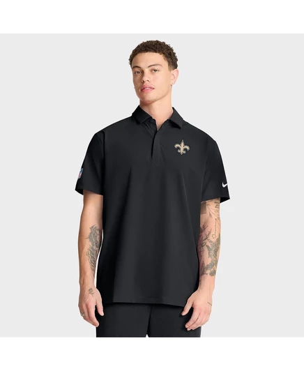 Мужская поло Nike New Orleans Saints Sideline, черная