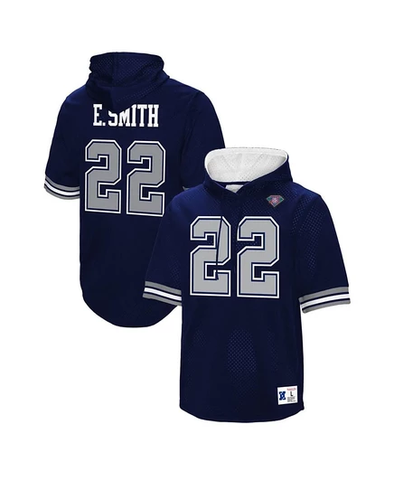 Мужская футболка-худи Mitchell & Ness Emmitt Smith, синяя