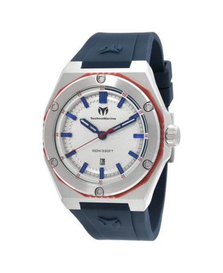 Женские кварцевые часы TM-416091 с серебряным циферблатом и 3 стрелками blue