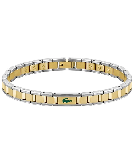 Мужской браслет Lacoste Metropole Edge из двухцветной нержавеющей стали золотого цвета