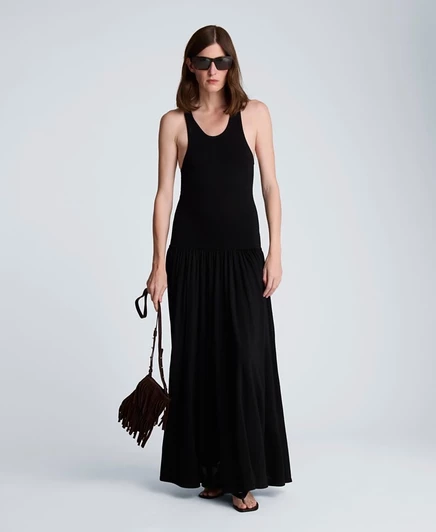 Женское платье‑свитер Kenneth Cole Drop Waist, черное
