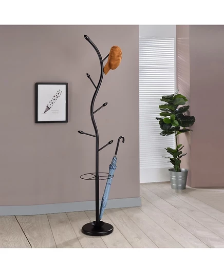 Вешалка Kings Brand Furniture Kubin, 6 крючков, черная