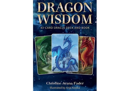 Книга с оракульной колодой «Dragon Wisdom», 43 карты