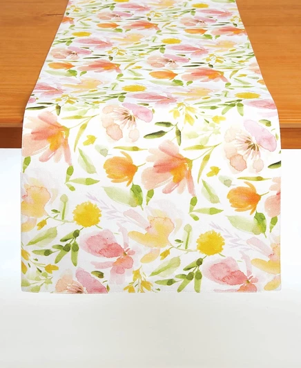 Дорожка Tableau Floral Delight 183×36 см, разноцветная