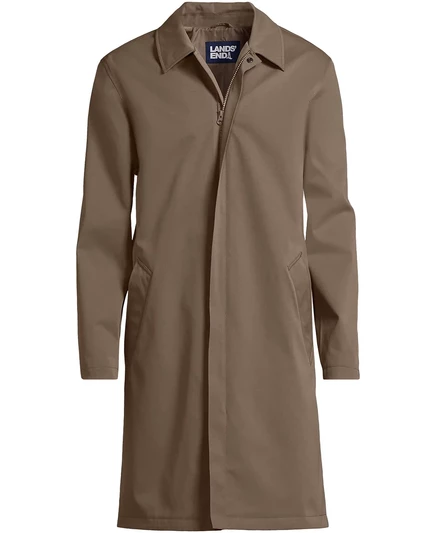 Мужской дождевик Squall Mac от Lands' End vintage taupe