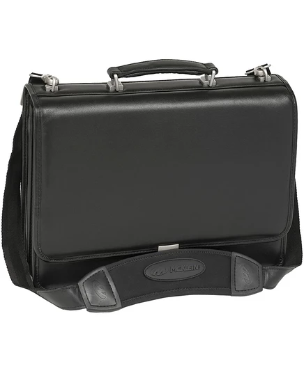 Портфель McKlein River North 15″ с тремя отделениями, черный
