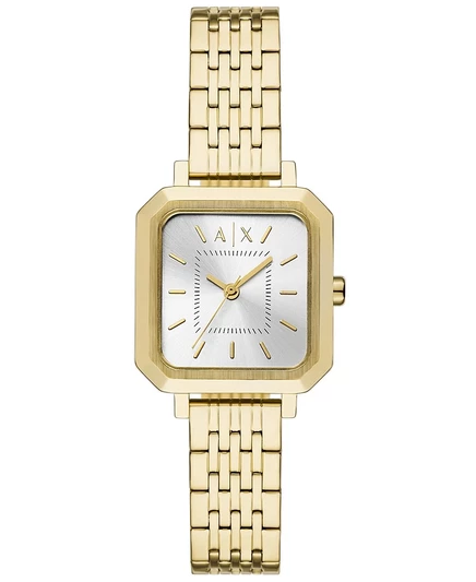 Женские кварцевые часы A|X Armani Exchange с тремя ручками из нержавеющей стали 27-миллиметрового золота