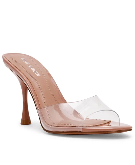 Женские босоножки Steve Madden Santi на шпильке, бежевые