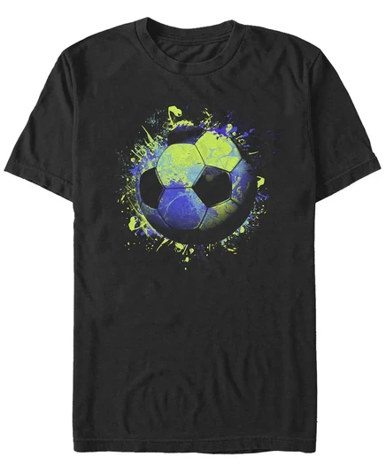 Мужская футболка Additude Soccer Splat с коротким рукавом black