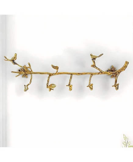 Крючки настенные YIGII латунные, 6 крючков, 56×16,5 см