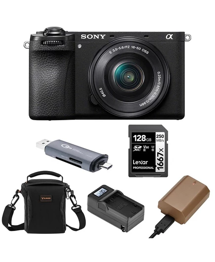 Камера Sony Alpha a6700 с объективом 16–50 мм, черная