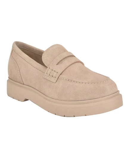  Женские повседневные мокасины Brinda на плоской подошве без шнуровки light natural suede
