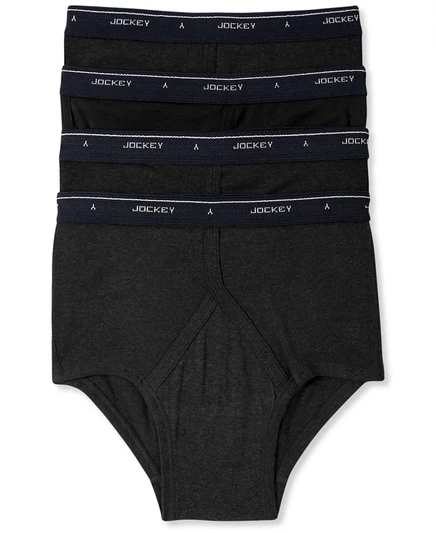 Мужские брифы Jockey Classic Collection 4 шт., черные