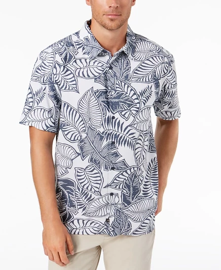 Мужская рубашка Quiksilver Siesta короткий рукав, синяя
