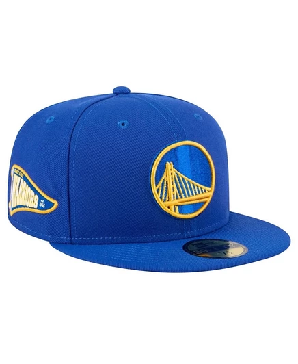 Мужская кепка New Era 59FIFTY Golden State Warriors, синяя