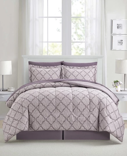Постельный комплект Macy's Belvedere, 8 пр., фиолетовый