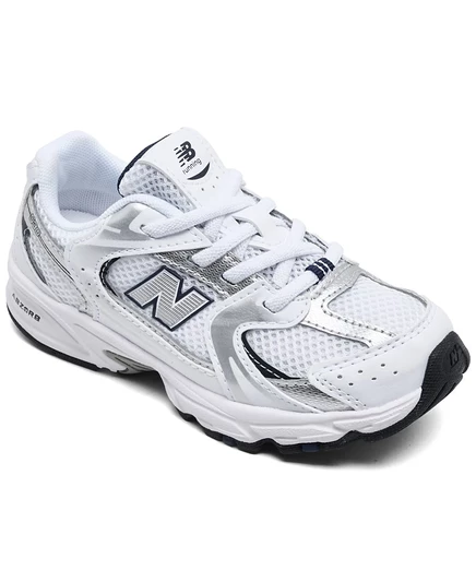 Повседневные кроссовки New Balance Toddler Kids 530 с эластичным кружевом от Finish Line white