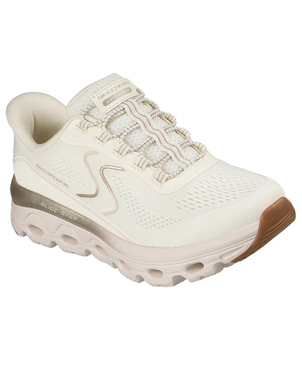 Женские слипоны Skechers: Спортивные кроссовки для ходьбы на скользящей подошве от Finish Line цвета слоновой кости/кремового цвета