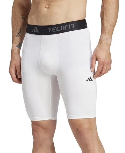 Мужские компрессионные шорты Adidas Tech-Fit, белые