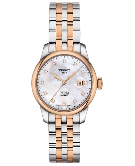 Женские часы Tissot Le Locle 29 мм, двухтонные с бриллиантами
