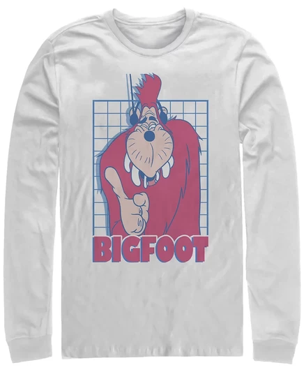 Мужской лонгслив Fifth Sun A Goofy Movie Bigfoot, белый
