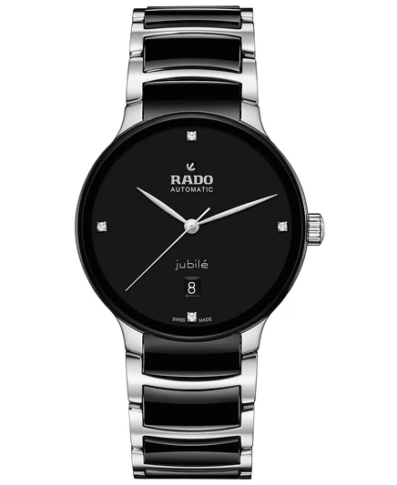 Унисекс часы Rado Centrix 39 мм керамика/сталь, черный
