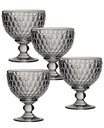 Набор из 4 креманок Villeroy & Boch Boston 400 мл, серые